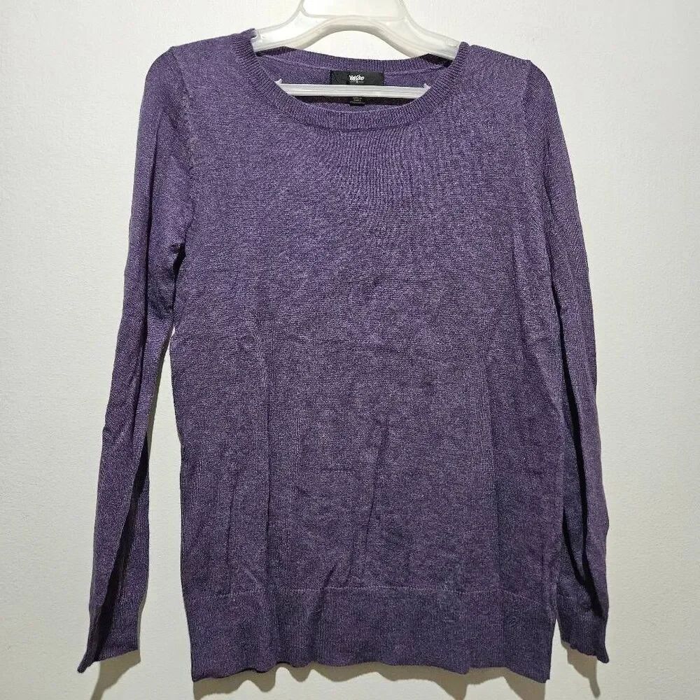 Mossimo Supply Co Women's Long Sleeve Top Shirt SZ M Plum
